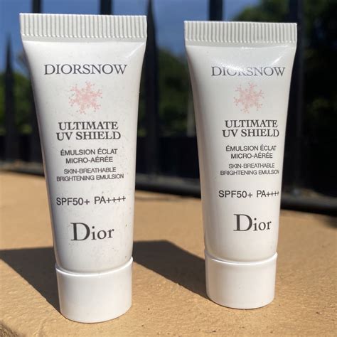 dior snow sunscreen